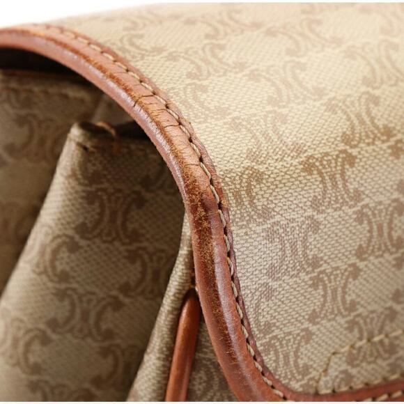 Vintage Celine Coated Canvas Shoulder Bag - Picture 8 of 11